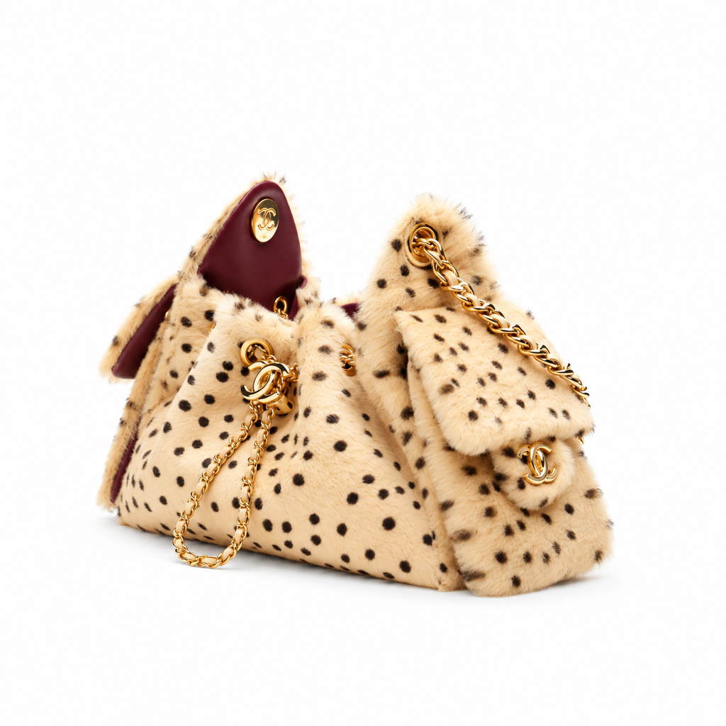 25 Spotted Faux-Fur