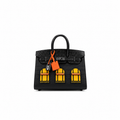 H Midnight Faubourg Architectural Luxury Top Handle Bag