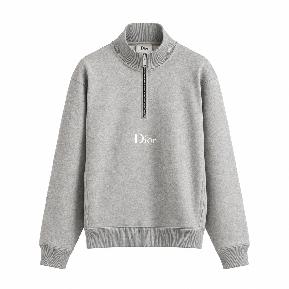 Sweatshirt with Zip Neckline dior