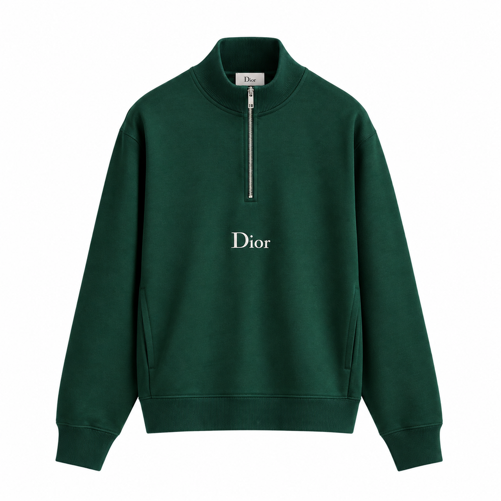 Sweatshirt with Zip Neckline dior