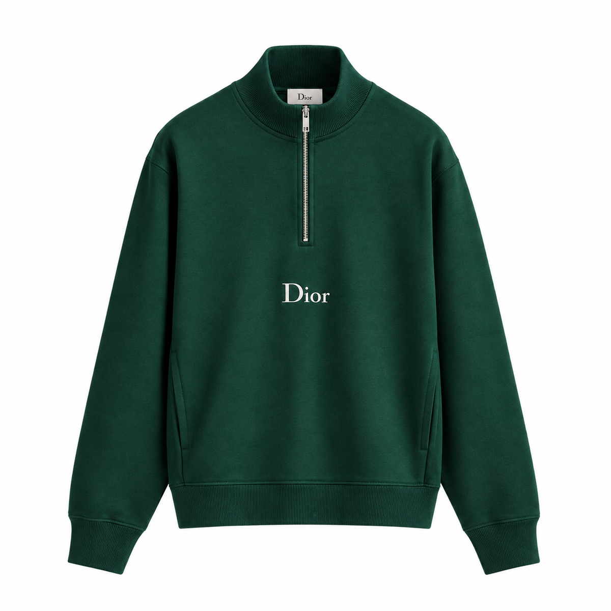 Sweatshirt with Zip Neckline dior