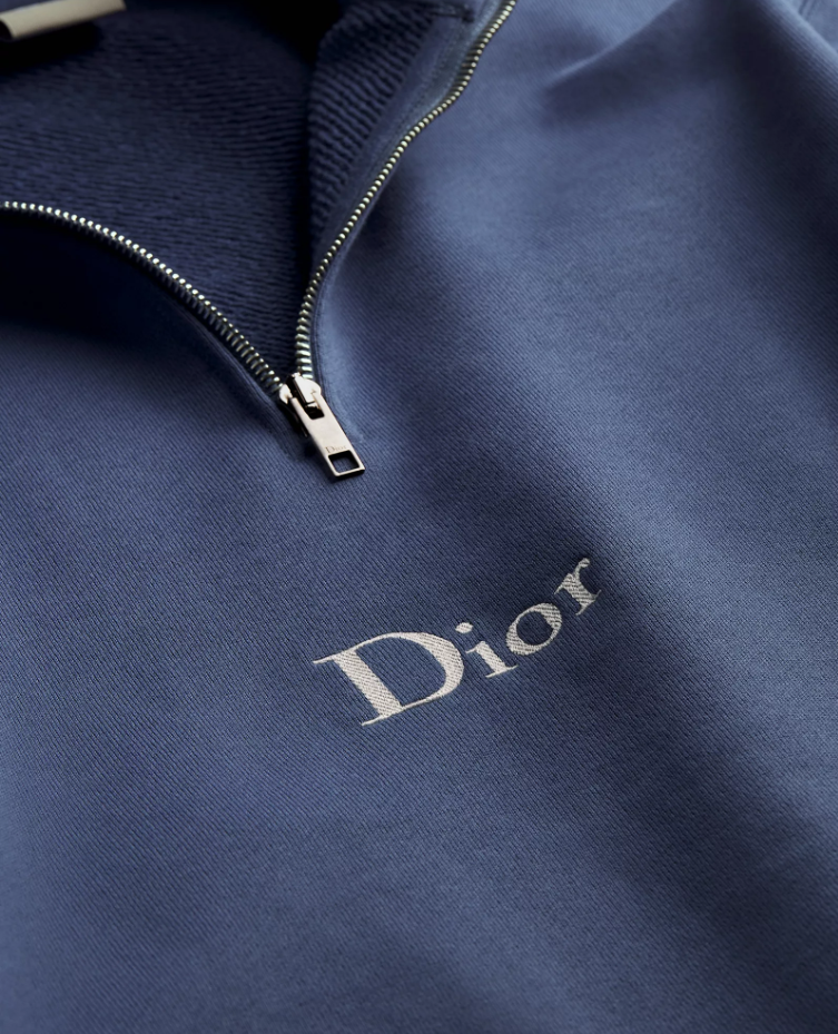 Sweatshirt with Zip Neckline dior